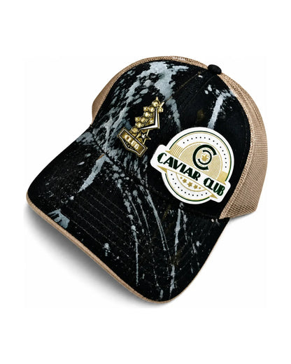 Caviar Club™ Ebony & Gold Trucker Hat