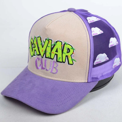 Caviar Club™ Cloud Trucker Hat – Purple Dream Edition