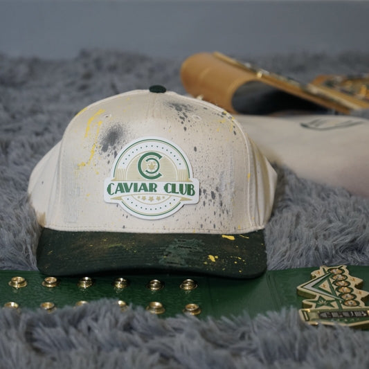 “Field Drip” Cap – Caviar Club™ Canvas & Concrete Edition