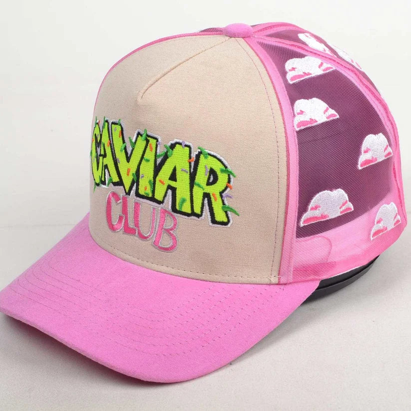Caviar Club™ Cloud |Trucker Hat – Pink Bliss Edition