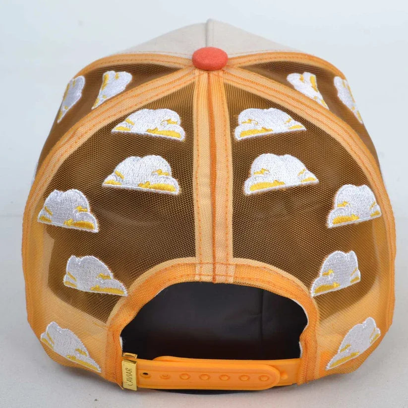 Caviar Club™ Cloud |Trucker Hat - Orange Sherbert Edition