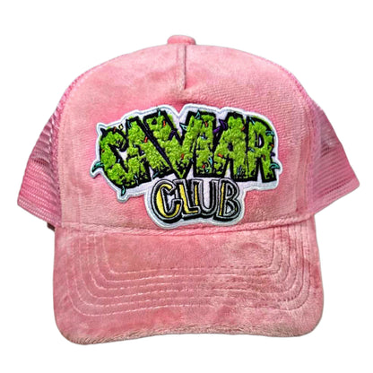 Caviar Club™ Pink Velvet Snapback