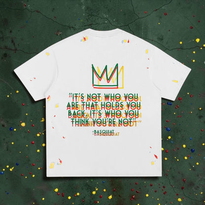 WHITE Paint Splatter T-Shirt